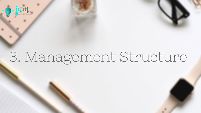 Management-Structure - JWM Designs & Marketing Management-Structure